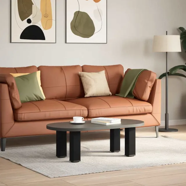 vidaXL Salontafelpoten 4 st 30-32 cm staal zwart