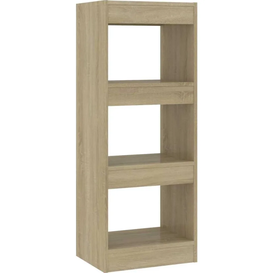 vidaXL Boekenkast/kamerscherm 40x30x103 cm bewerkt hout sonoma eiken Bruin
