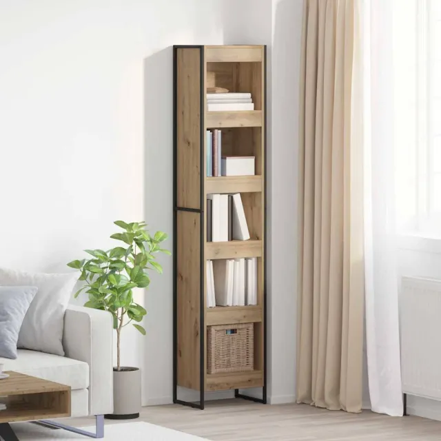 vidaXL Boekenkast 40 x 30 x 189,5 cm Bewerkt hout Ambachtelijk eiken, foto 2