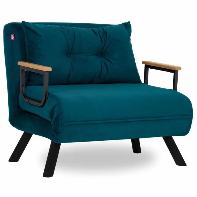 Skye Decor Sando - Slaapbank - Petrolgroen - 67 cm