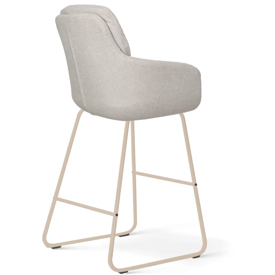 Nolon Nino-Mia barkruk beige - beige onderstel - 65 cm, foto 3