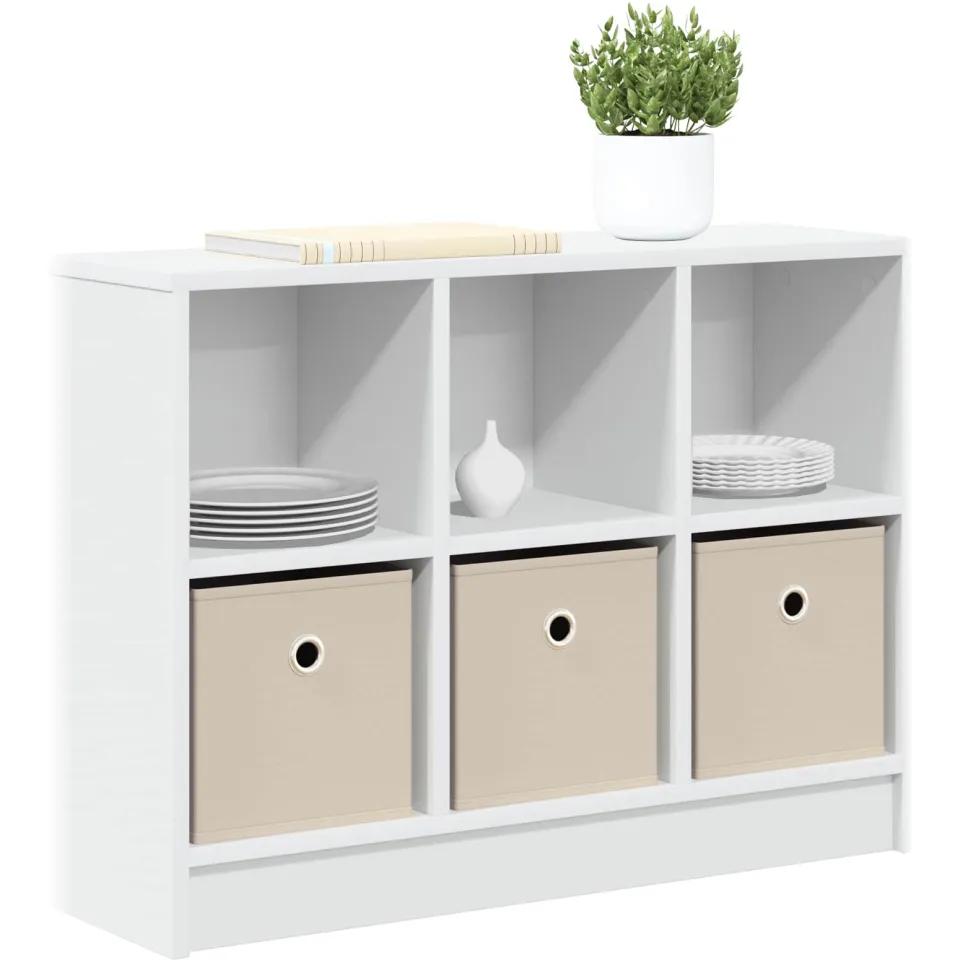 vidaXL Dressoir Wit 73,5 x 22,5 x 53,5 cm
