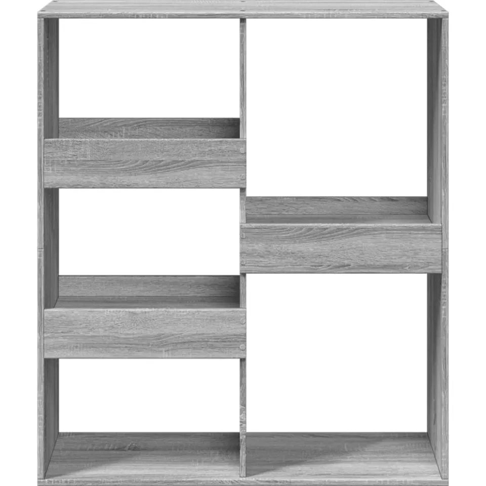 vidaXL Boekenkast / kamerscherm 100x33x115 cm grijs sonoma eikenkleur
