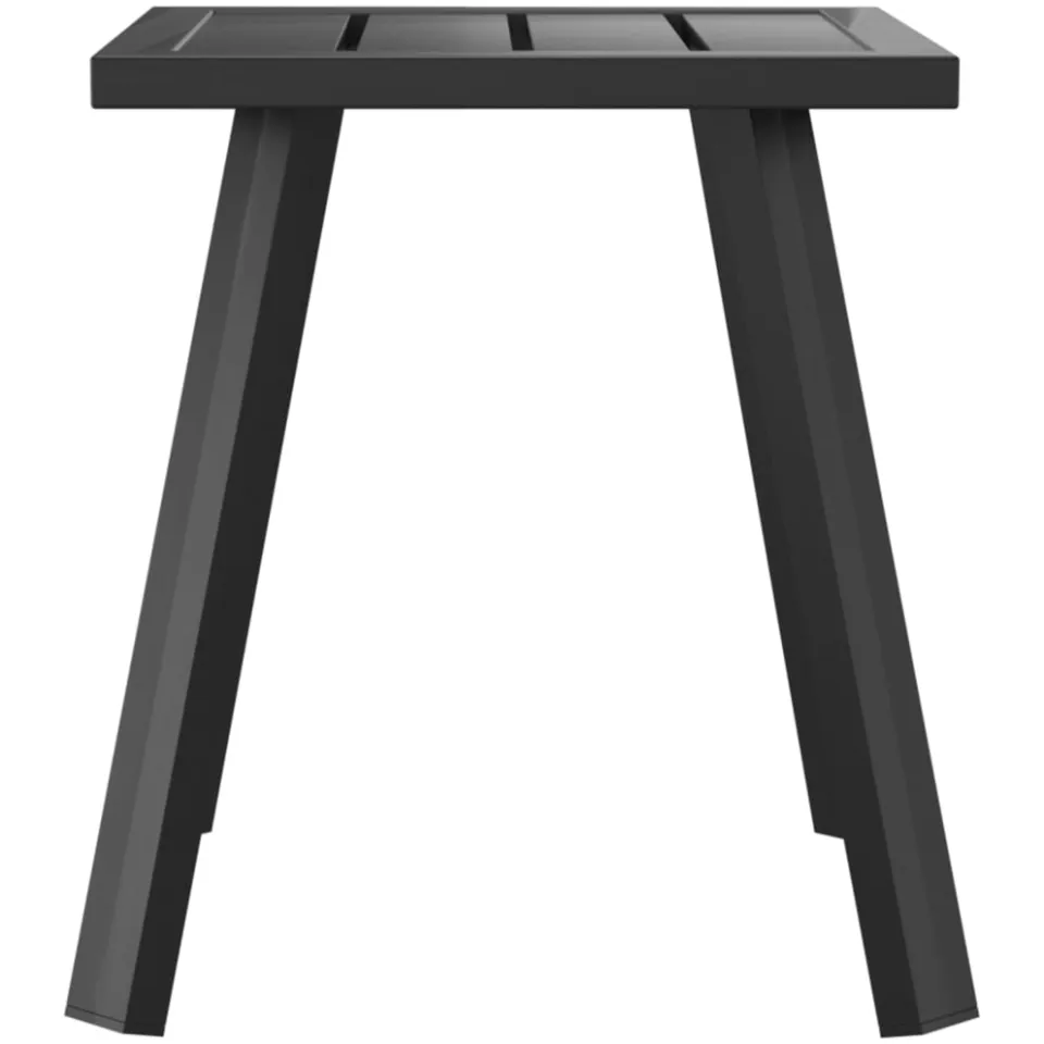 vidaXL Tuintafel 34x34x38 cm staal antracietkleurig