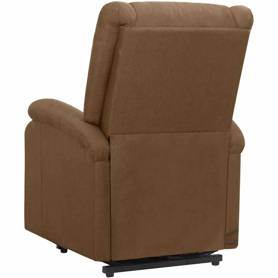 vidaXL Sta-op-massagestoel stof bruin, foto 4