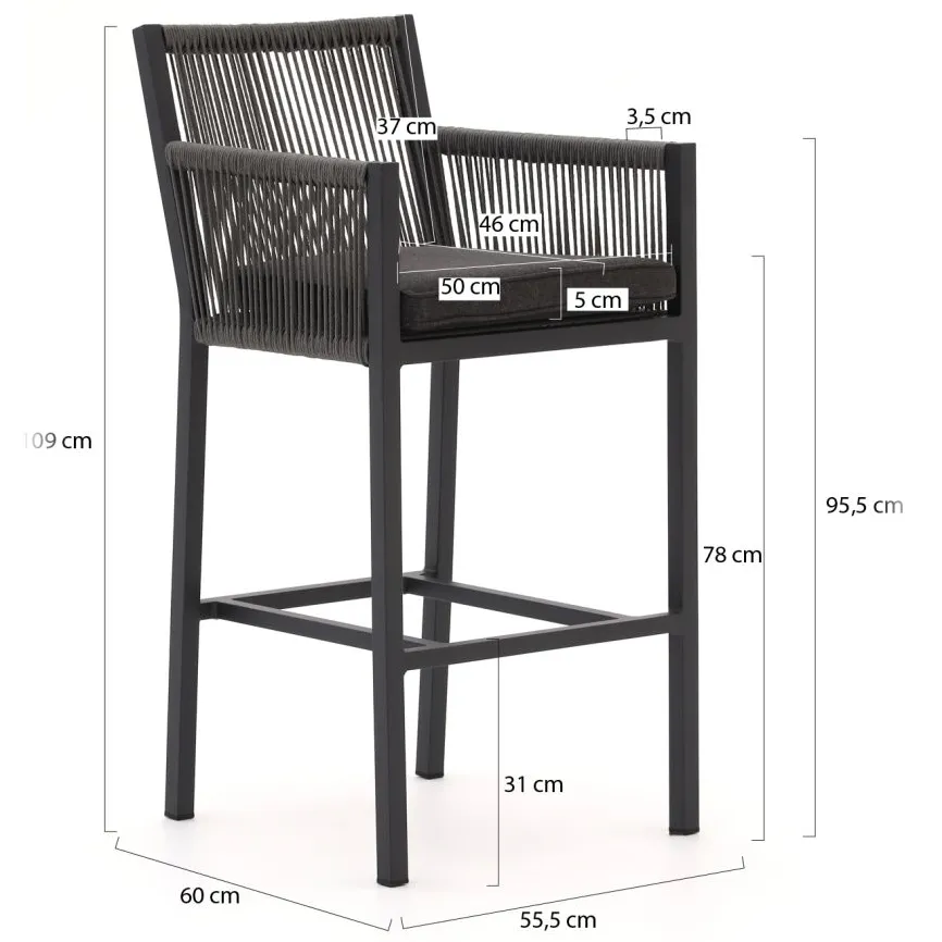 Manifesto Furniture Manifesto Rivola barstoel grijs, foto 2