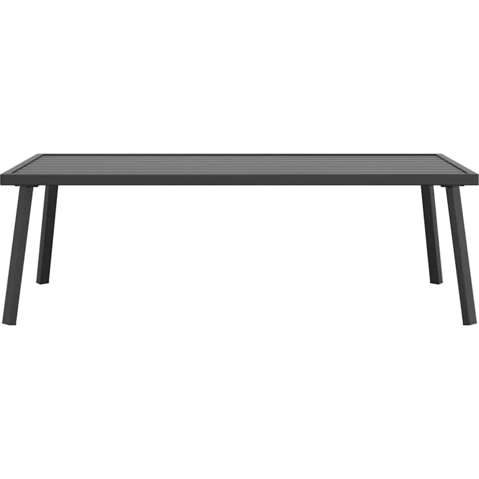 vidaXL Tuintafel 110x55x35 cm staal antracietkleurig