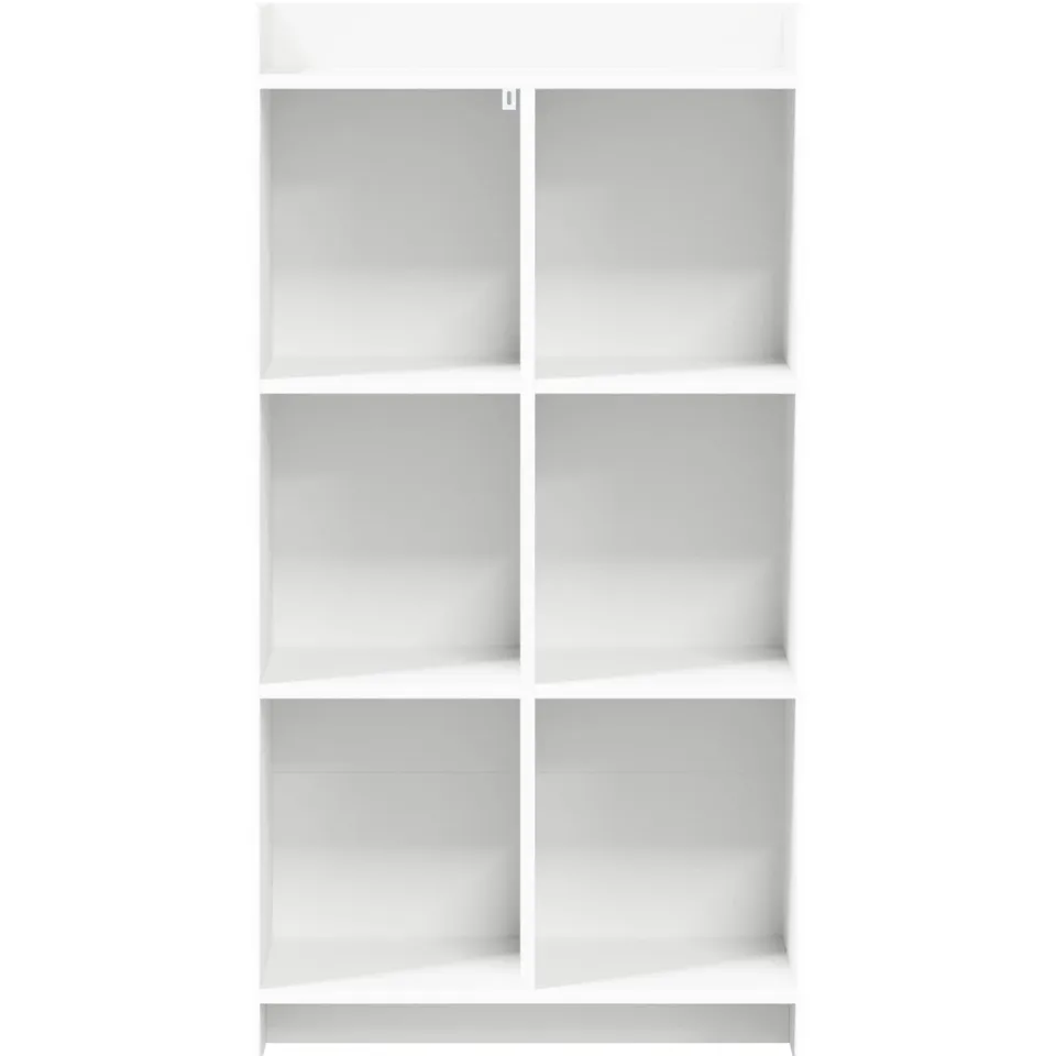 vidaXL Boekenkast Wit 59 x 30 x 111 cm Bewerkt hout, foto 4
