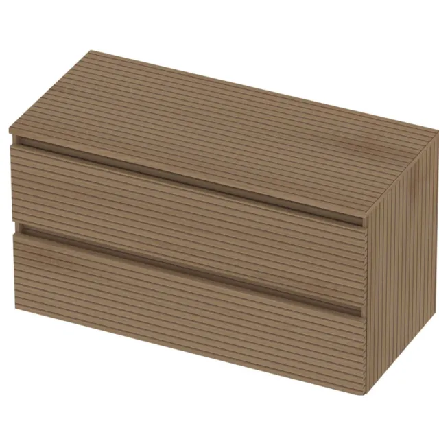 Basic-Line Deck 46 Badmeubelset Greeploos 100x46x58 cm Lamello Oak Eiken