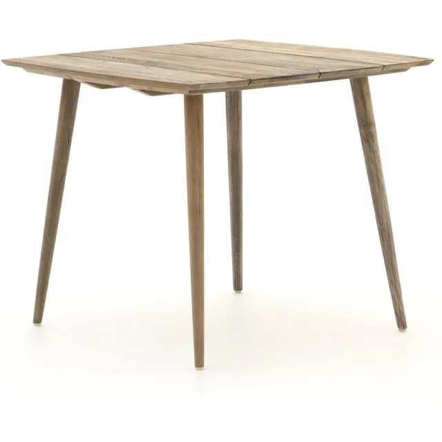 ROUGH Furniture ROUGH-K dining tuintafel 90x90x75cm bruin, foto 2