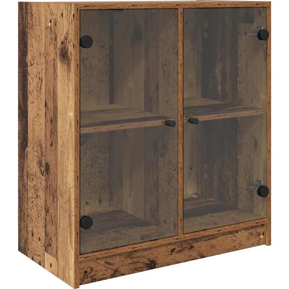 vidaXL Bijzetkast Oud Hout 68 x 37 x 75,5 cm Bewerkt hout bruin, foto 3