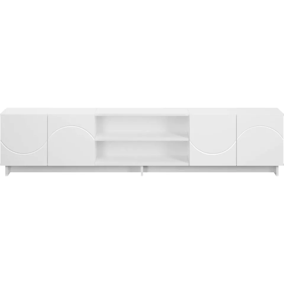 vidaXL TV-standaard 180 x 34,5 x 40 cm Wit Bewerkt hout, foto 3