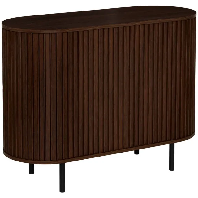 Atmosphera Créateur d'intérieur® Rechthoekig buffet met nis, 75 x 100 cm, 2 deuren, bruin Marron
