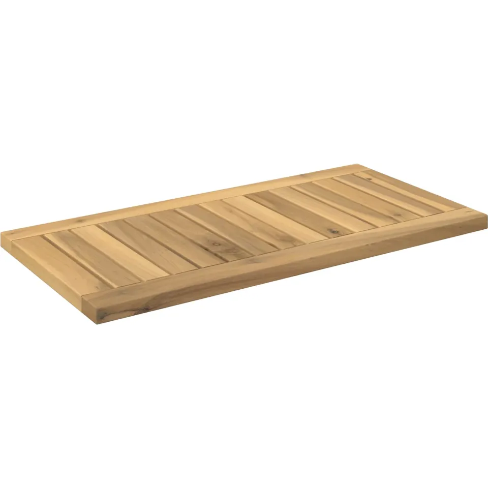 vidaXL Tafelblad 60,5 x 30 x 2 cm Rechthoekig Massief Acaciahout Bruin