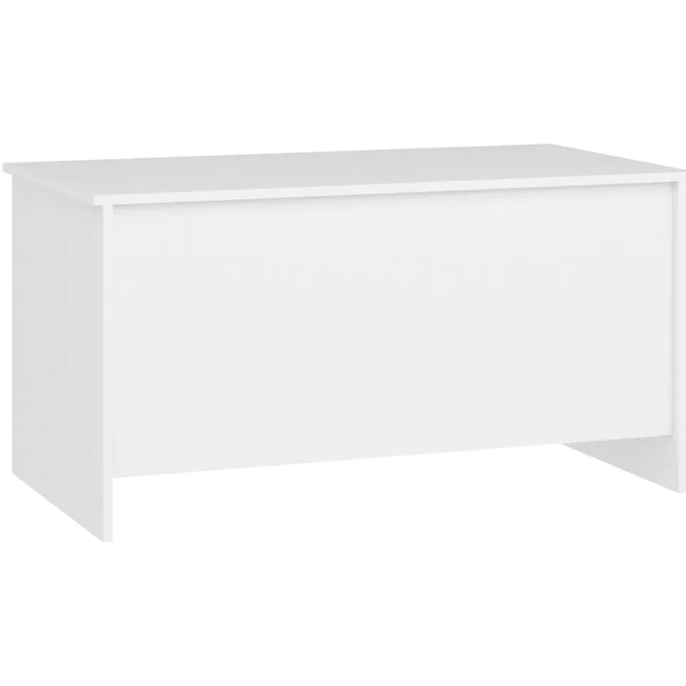 vidaXL Salontafel 102x55,5x52,5 cm bewerkt hout wit, foto 4