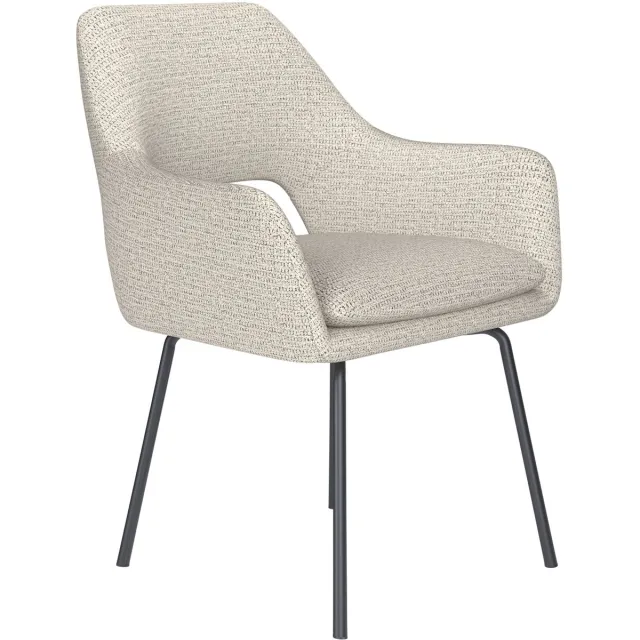 Housecraft Living Mos Eetkamerstoel Metaal Off-White - Beige