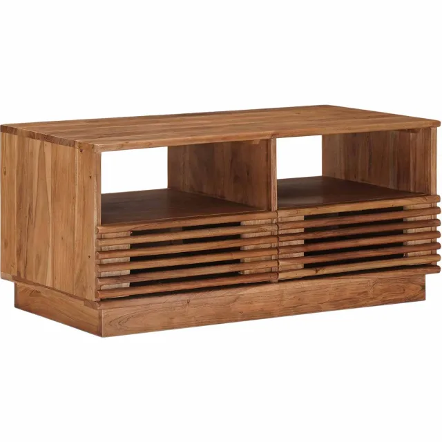 vidaXL Handgemaakte Koffietafel Teak bruin 85 x 45,5 x 40 cm