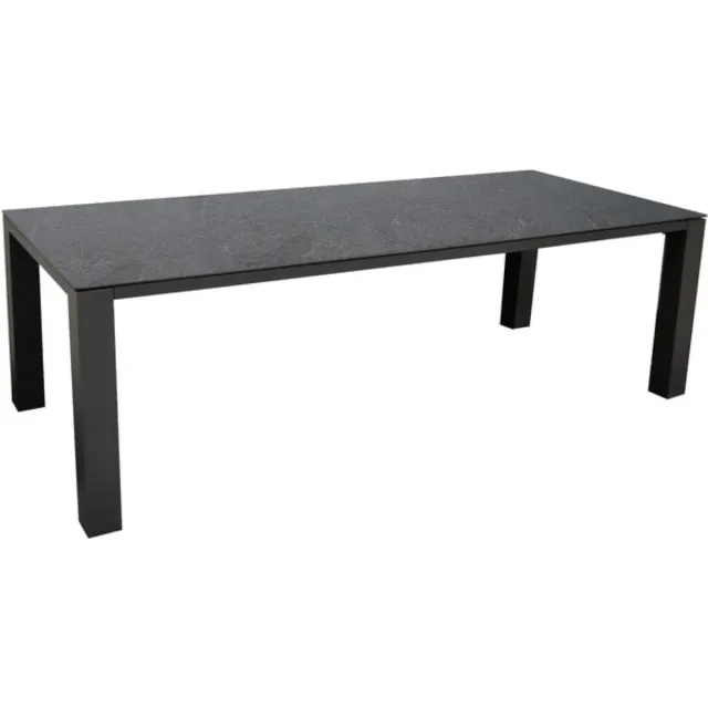 VITA Tuintafel Tochano 240x100 cm Zwart