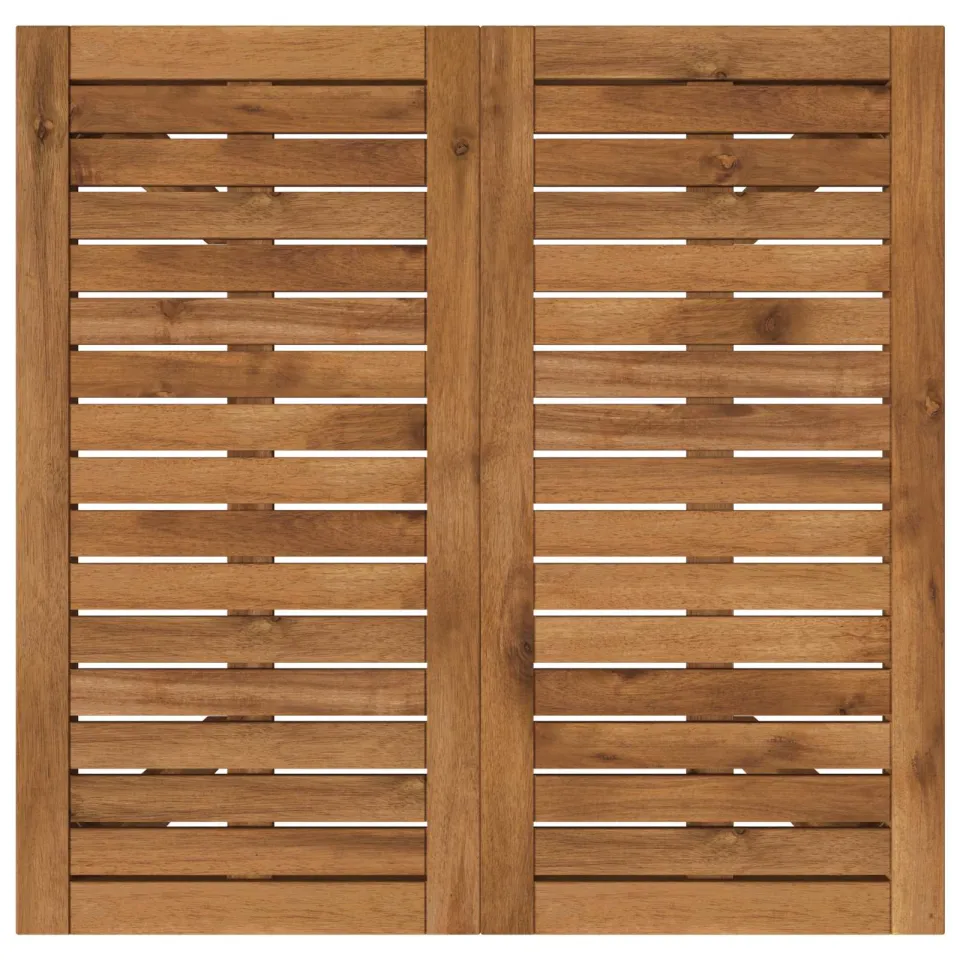 vidaXL Tuindiner tafel LAREN Naturel 70 x 68,5 x 75 cm, foto 4