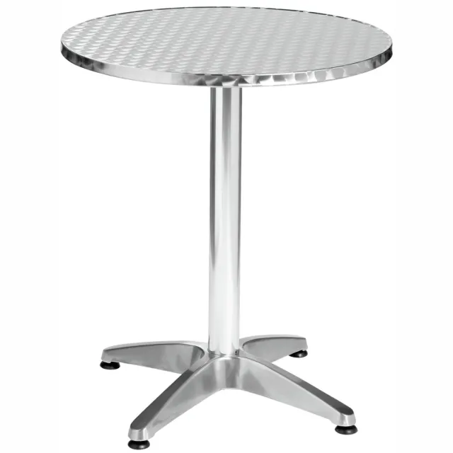PULSIVA Terrastafel Limona rond; 60x70 cm (ØxH); zilver; rond
