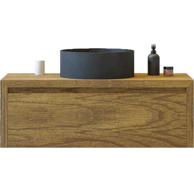 Gliss Design Onderkast Ares 100 cm Castle Brown Eiken