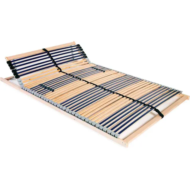 vidaXL Lattenbodem met 42 latten 7 zones 140x200 cm Meerkleurig