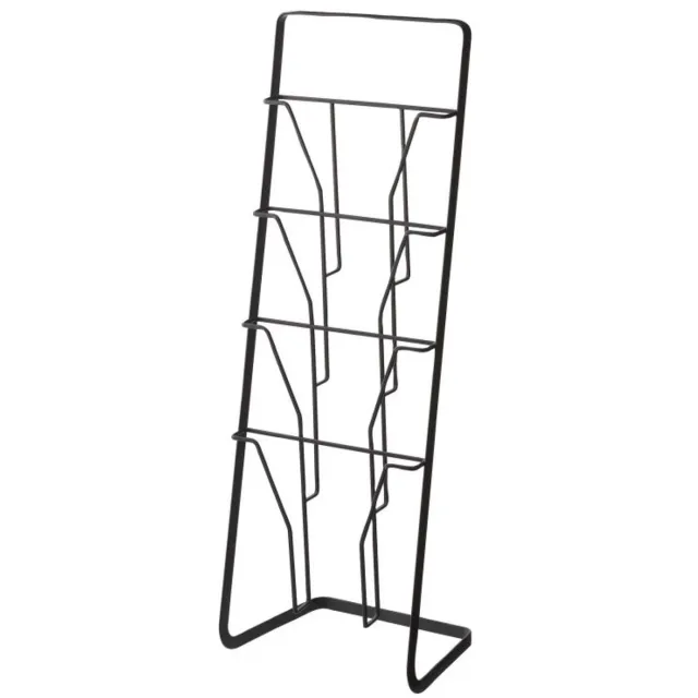 Yamazaki Tijdschriftenrek 4 vakken - Tower - Zwart