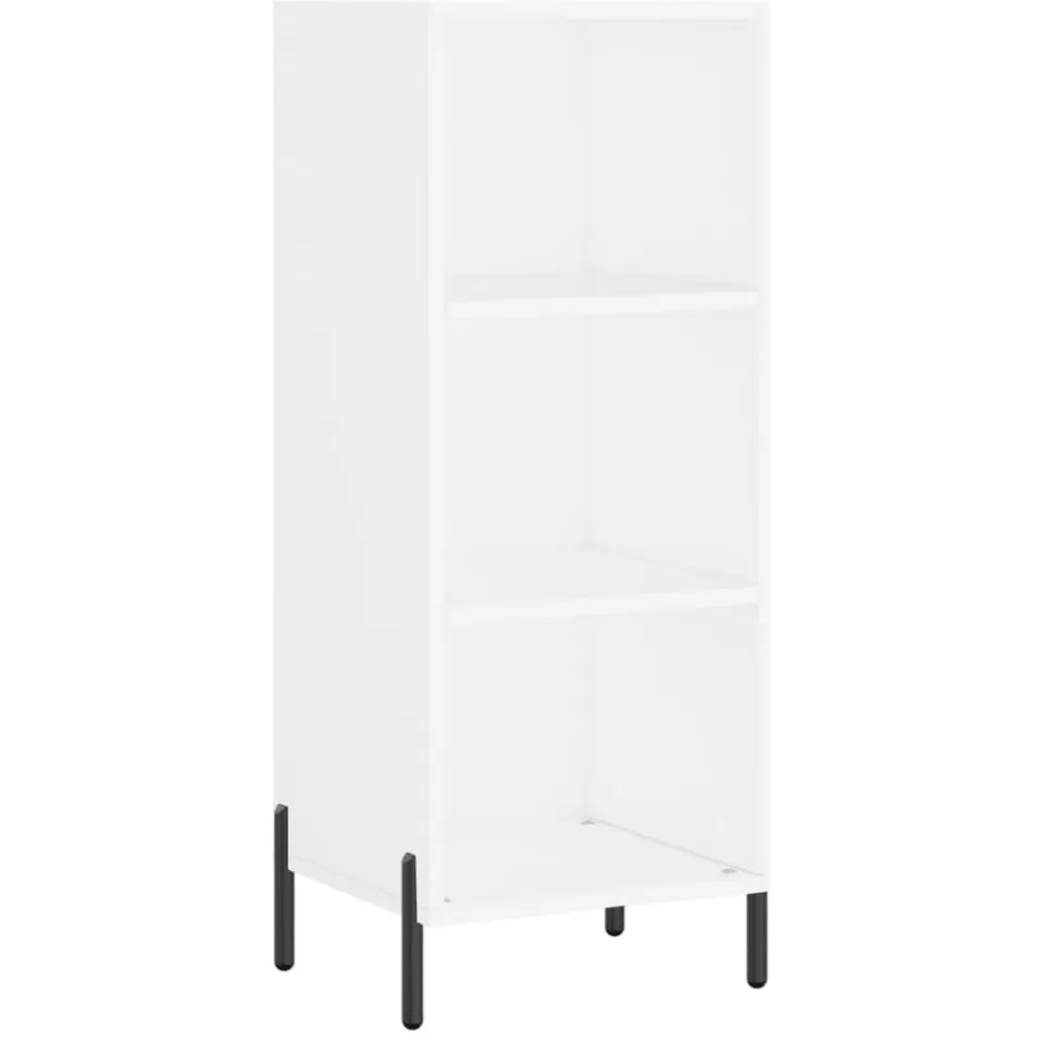 vidaXL Dressoir 34,5x32,5x90 cm bewerkt hout wit