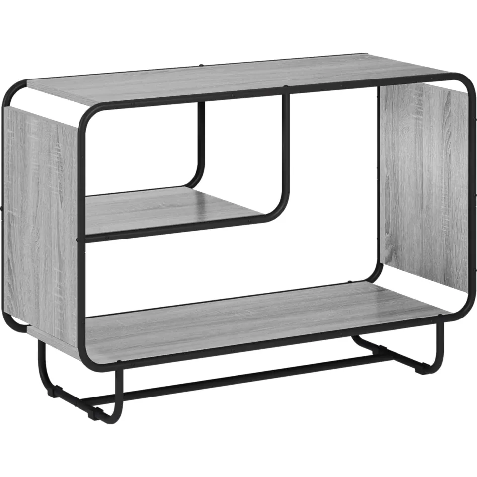 vidaXL Dressoir Grijs Sonoma 93,5 x 37,5 x 64,5 cm Bewerkt hout, foto 3