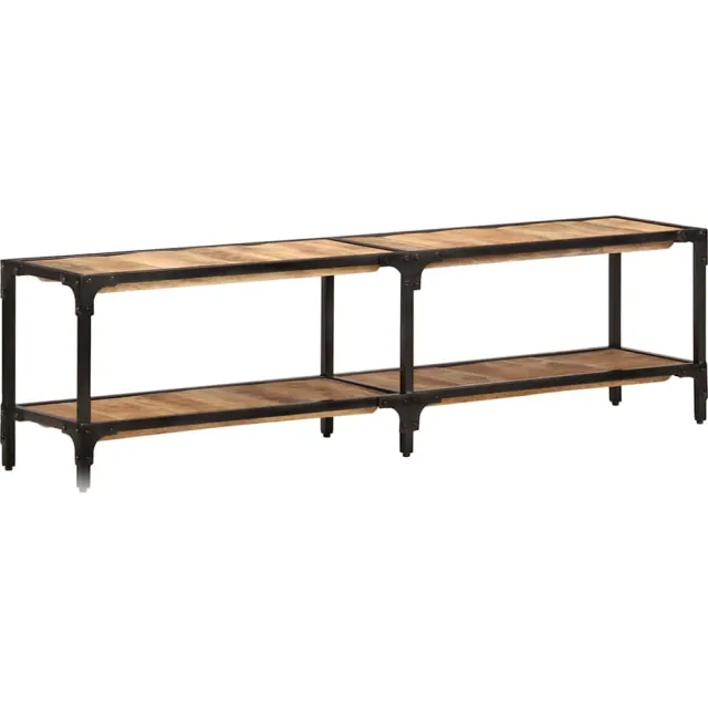 vidaXL Tv-meubel 150x30x41 cm massief mangohout Bruin