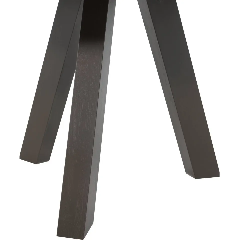WOOOD Rhonda Eettafel Ø120 CM - Eiken - Bordeauxrood - 75x129x129, foto 5