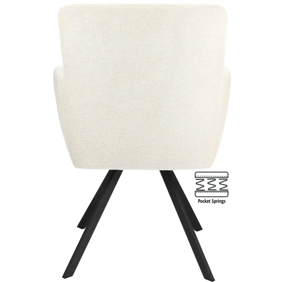 Wehkamp Home eetkamerstoel beige, foto 4