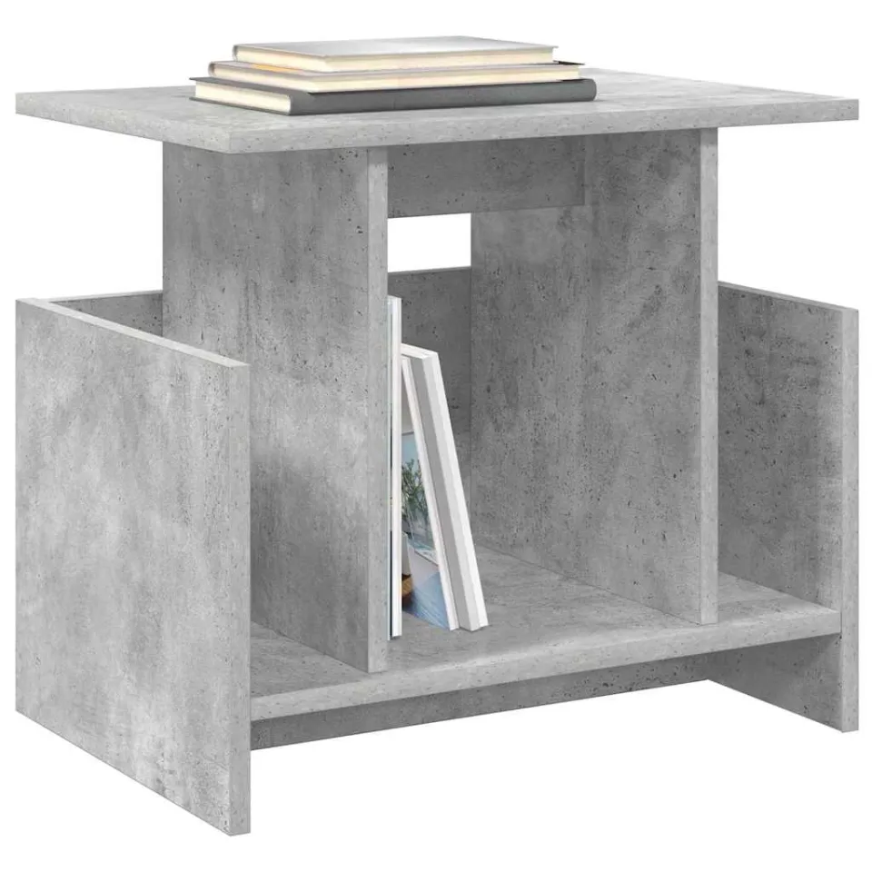 vidaXL TV-standaard 50 x 35 x 45 cm Beton Grijs Bewerkt hout, foto 3