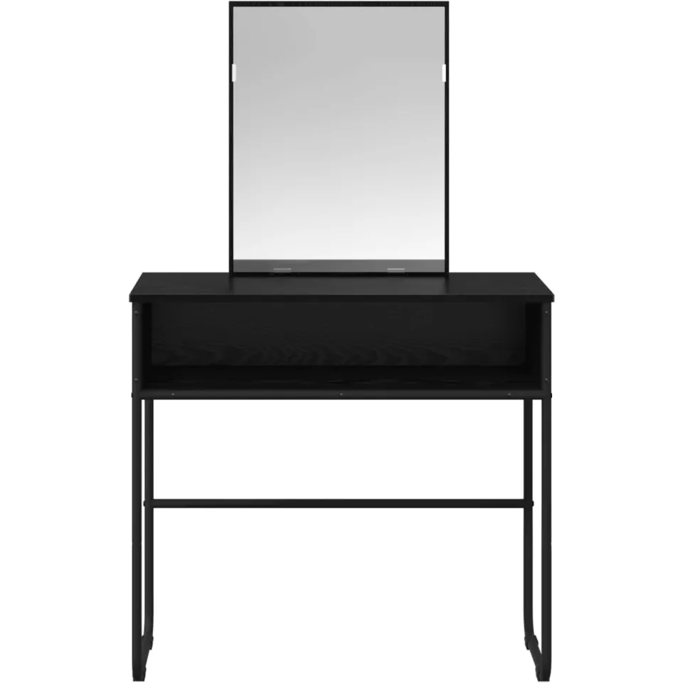 vidaXL Plafondtafel Zwart eiken 81 x 40 x 131 cm Bewerkt hout, foto 3