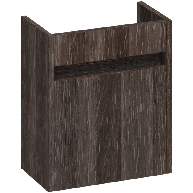 Sanitop NEXXT Legno fonteinkast antraciet linksdraaiend