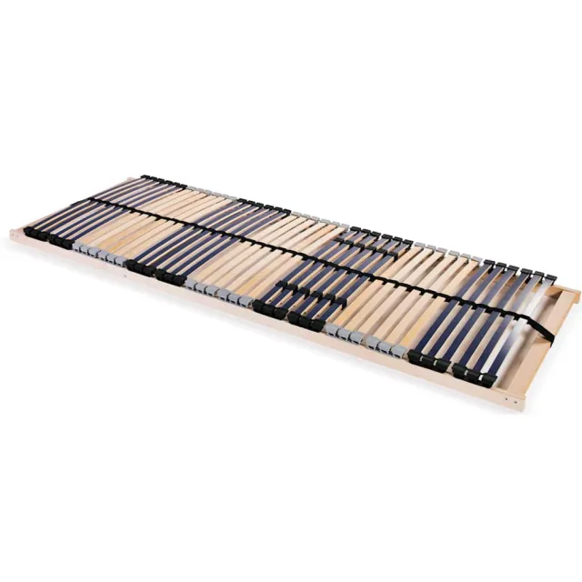 vidaXL Lattenbodem met 42 latten 7 zones 70x200 cm Meerkleurig
