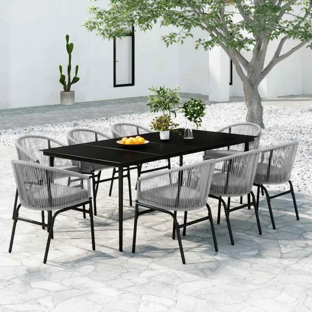 vidaXL 9-delige Tuinset antracietkleurig, foto 2
