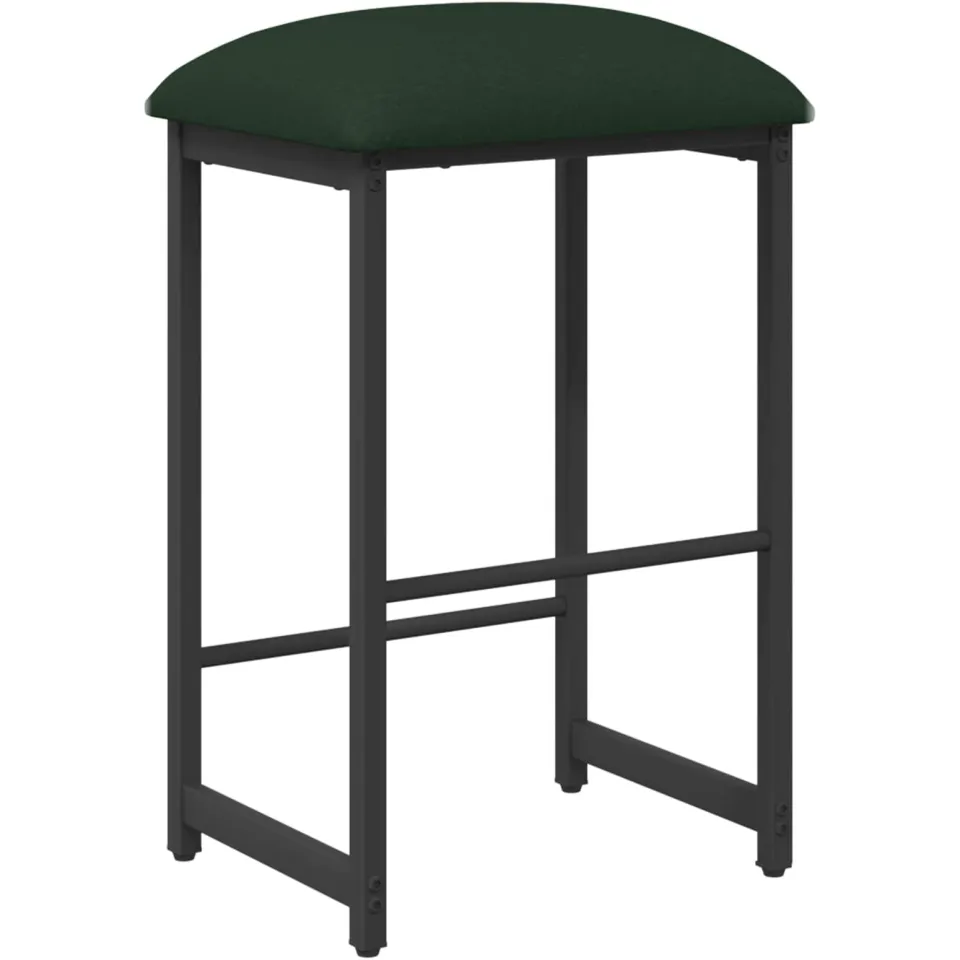 vidaXL Barkruk Donkergroen 40 x 32 x 74 cm Bewerkt hout groen, foto 3