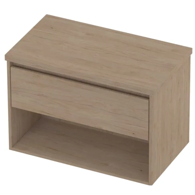 Proline Deck Badmeubelset Met Schap 80x46x55 cm Ideal Oak Eiken
