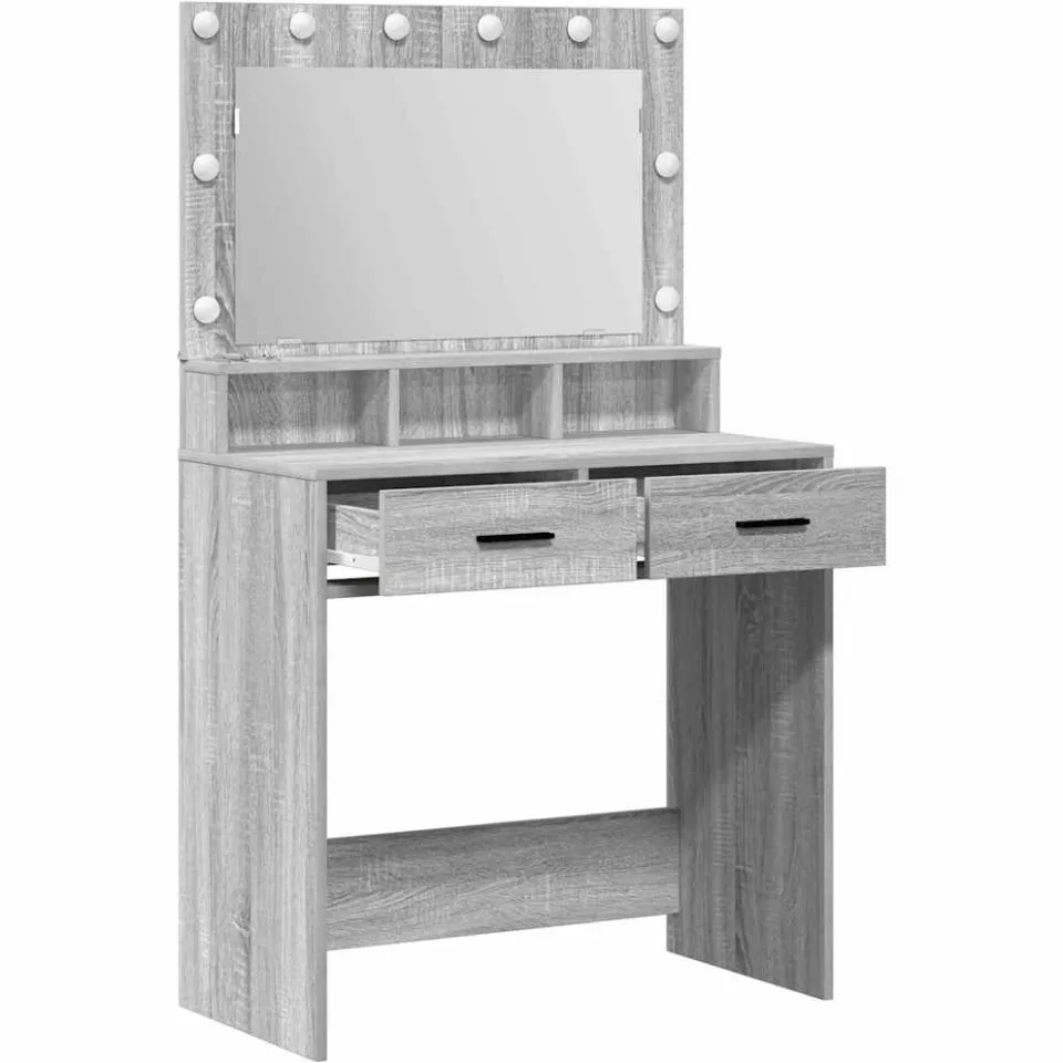 vidaXL Plafondtafel Grijs Sonoma 79 x 41 x 135 cm Bewerkt hout, foto 3