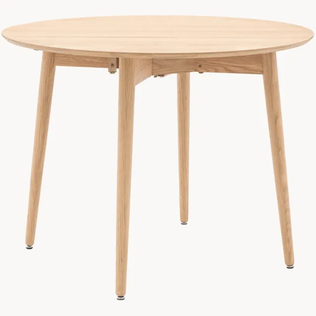 Gallery Direct Ronde uitschuifbare eettafel Hatfield Beige