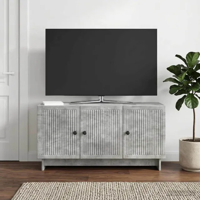 vidaXL TV-kast 99 x 34,5 x 50 cm Betongrijs Bewerkt hout grijs, foto 2