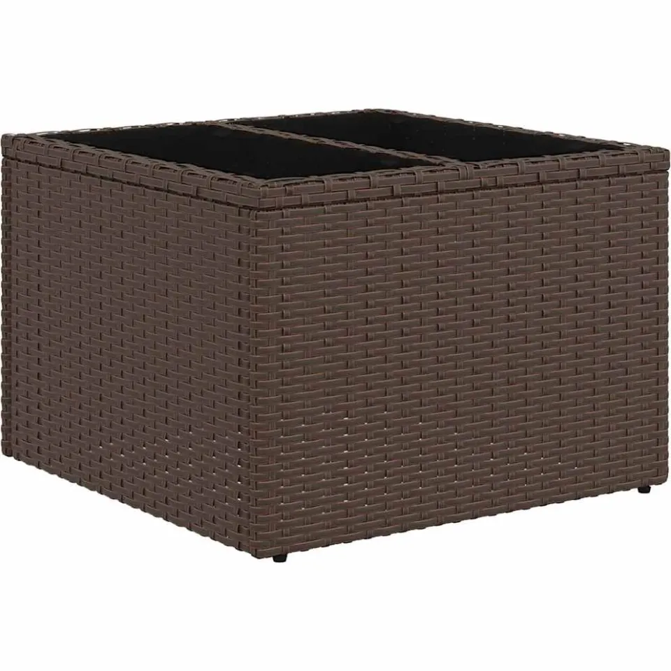 vidaXL Bankstel 6 st Bruin poly rattan, foto 3