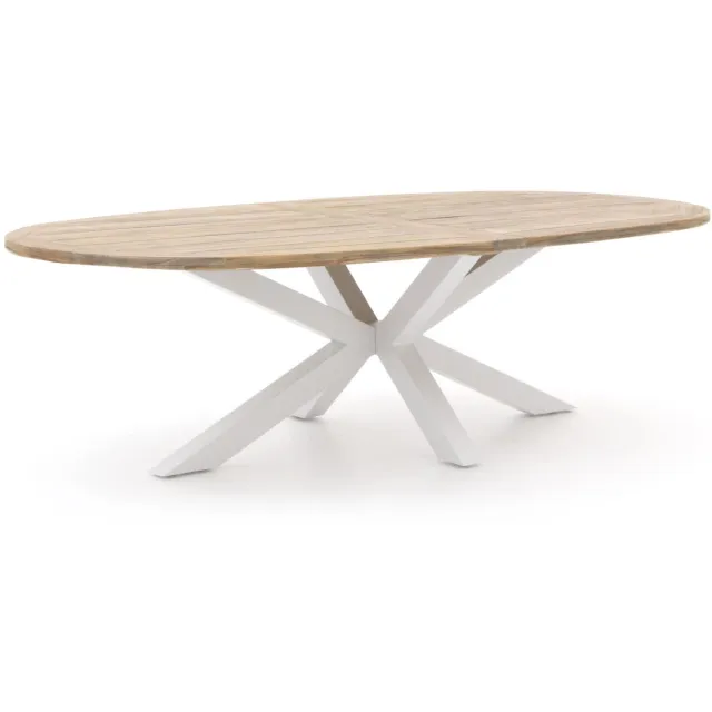 ROUGH Furniture ROUGH-Y Ellips dining tuintafel 280x130cm Bruin