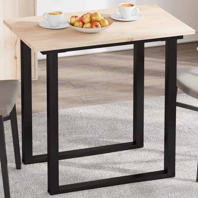 vidaXL Tafelblad rechthoekig 80x50x1,7 cm massief grenenhout Bruin