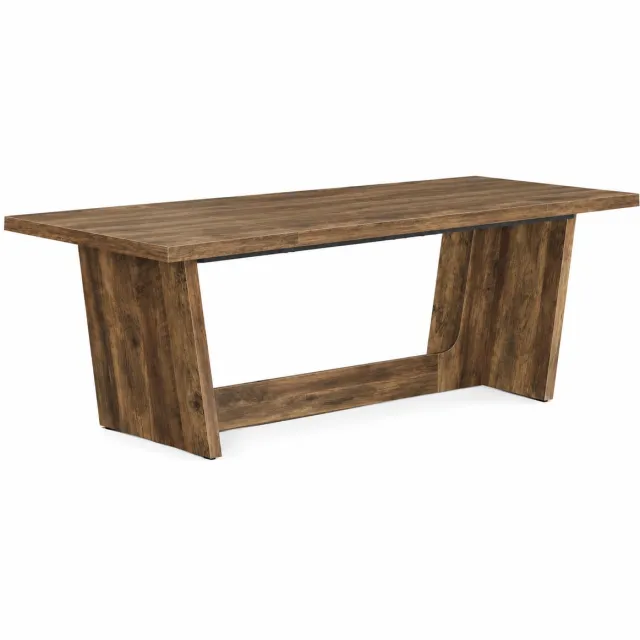 C. , R. E. CORE Bureau - Executive bureau - Trapeziumvormig design - Computertafel - Werktafel - Werkplek - 180x80x75cm - Donker bruin