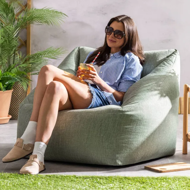 iCON Zitzak Fauteuil Natalia groen