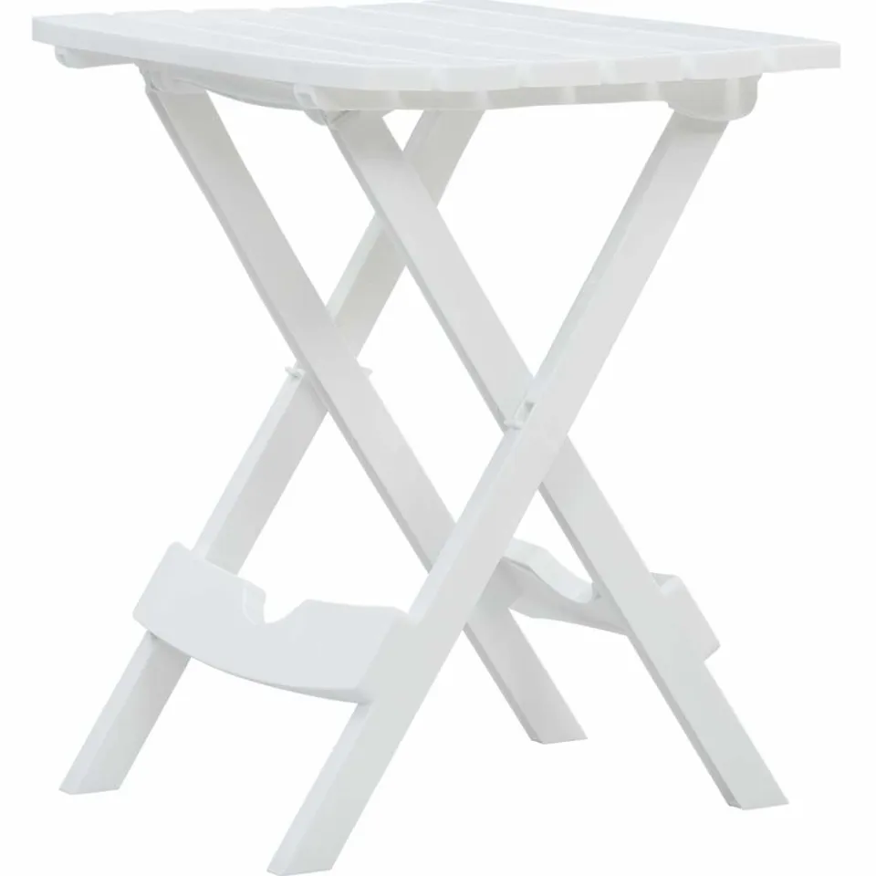 vidaXL Tuintafel inklapbaar 44,5x38,5x50 cm wit, foto 3