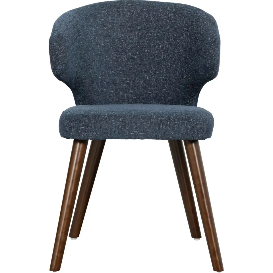 vtwonen Cape eetkamerstoel blauw gemeleerd