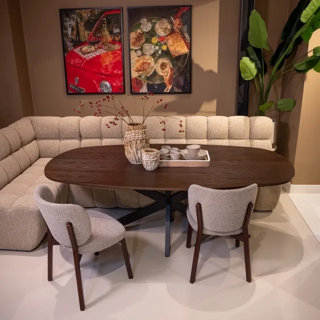 Tower Living San Marino - Diningtable 180x100x77 Bruin